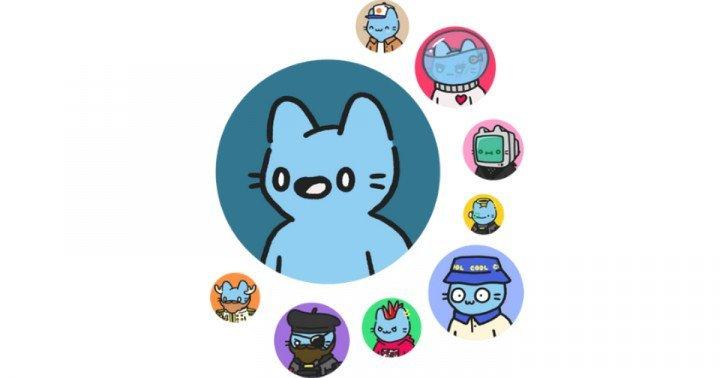 Several Cool Cats avatars in circles